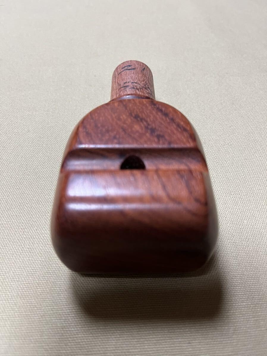 石鯛竿用石突 QUICKブビンガ材 カーボンレバー込み径17．5㍉ 石鯛竿用石突 QUICKブビンガ材 カーボンレバー込み径17．5㍉